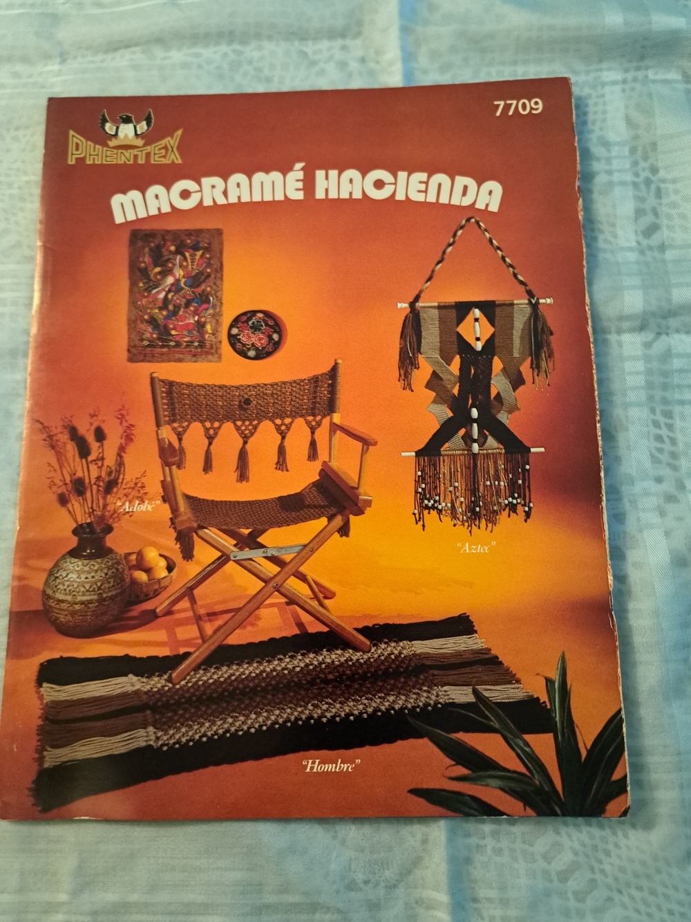 Phentex Macramé Hacienda Wall Tapestry in Brown & Tan